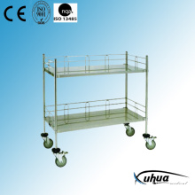 Edelstahl Krankenhaus Medical Dressing Trolley (Q-14)